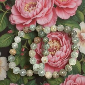 10mm Rutilited Quartz Bracelet 💚